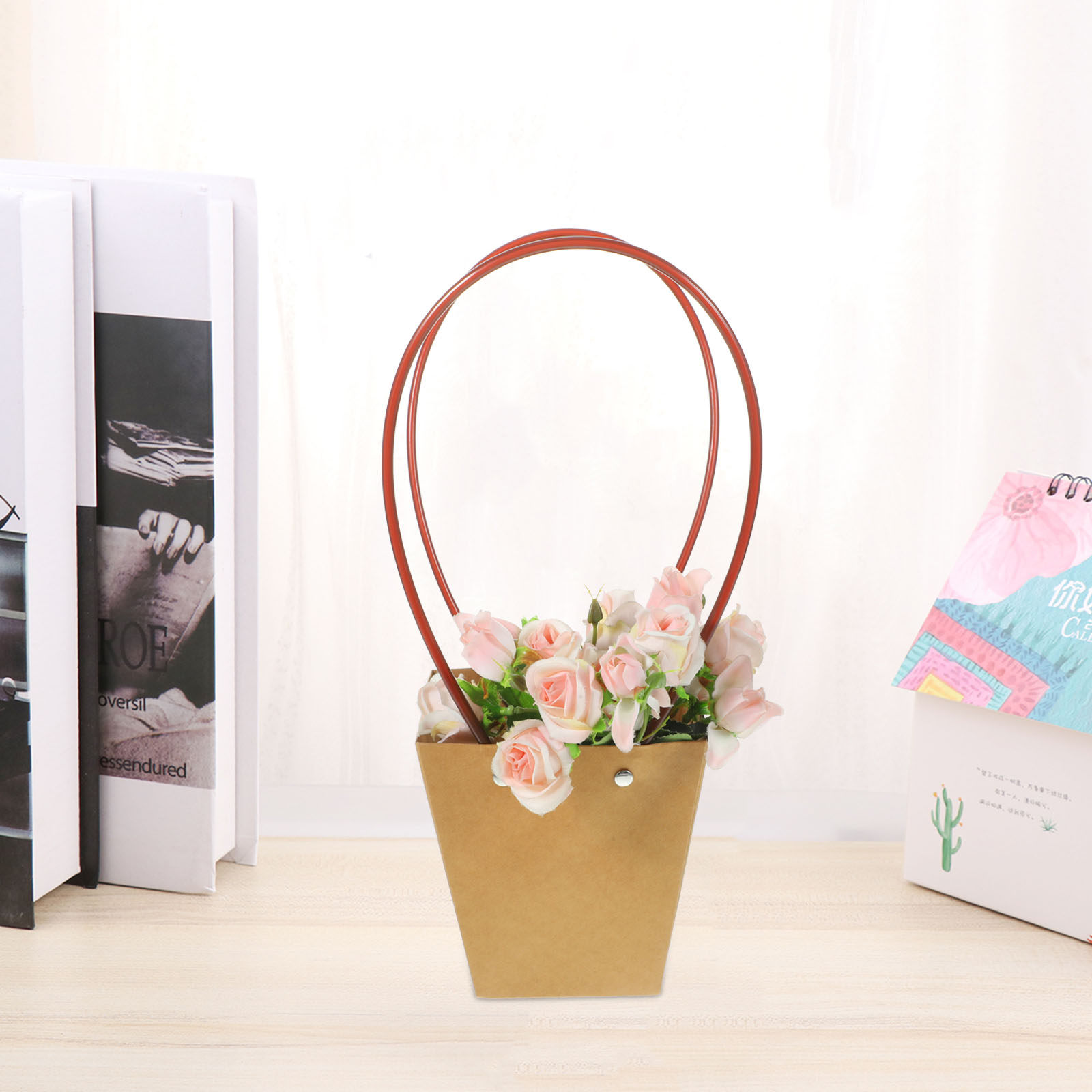 ถุงของขวัญกระดาษคราฟท์กันน้ำ 6 - Flower Wrap Kraft บทวิจารณ์และราคา